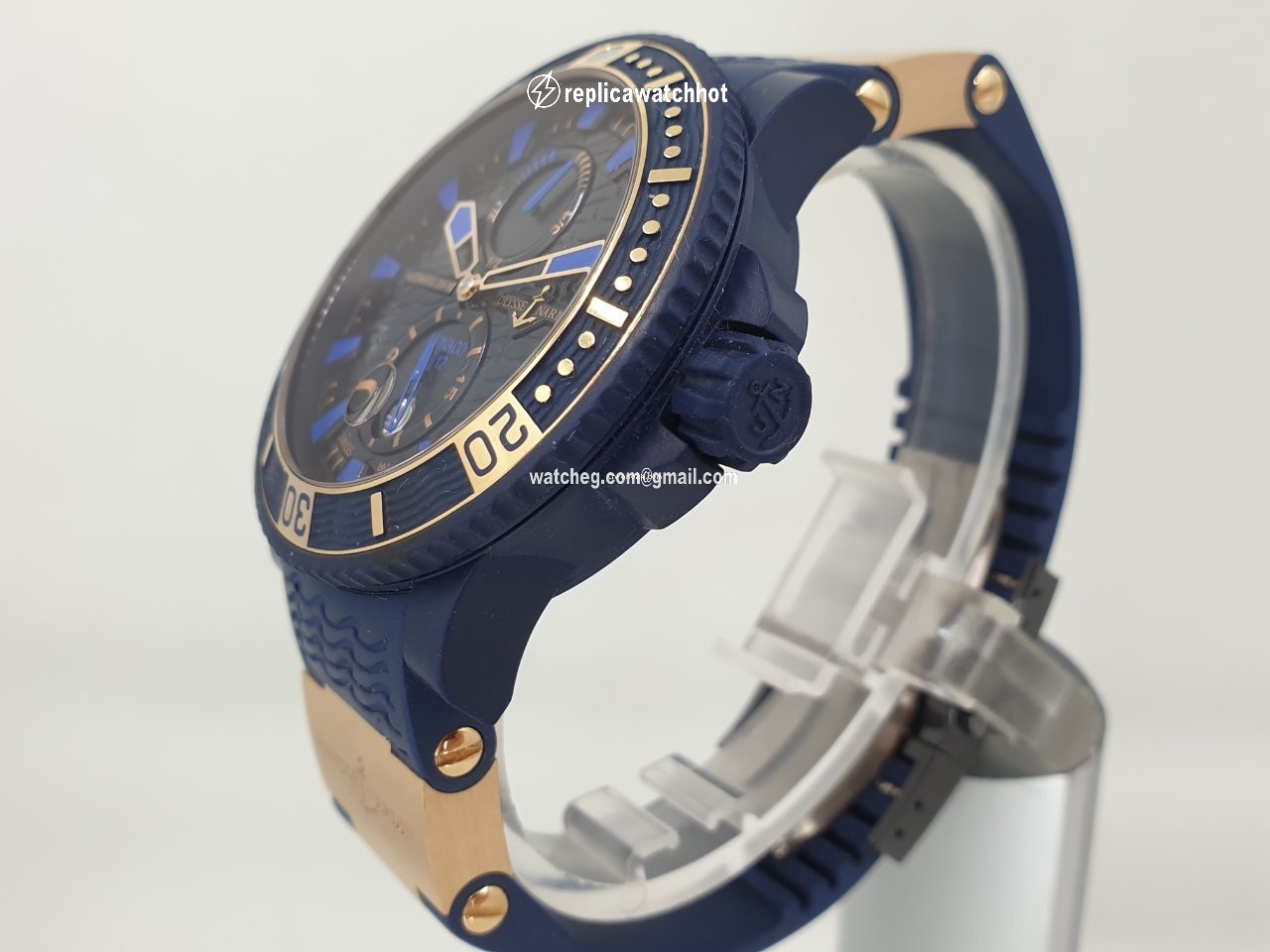Ulysse Nardin Maxi Marine Diver Mens watch Unisex Automatic Gold Steel 263-98 3