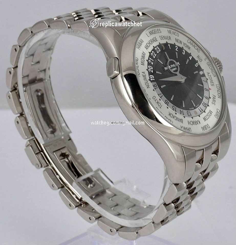 Patek Philippe World Time Mens watch Unisex Automatic White gold 5130G 3