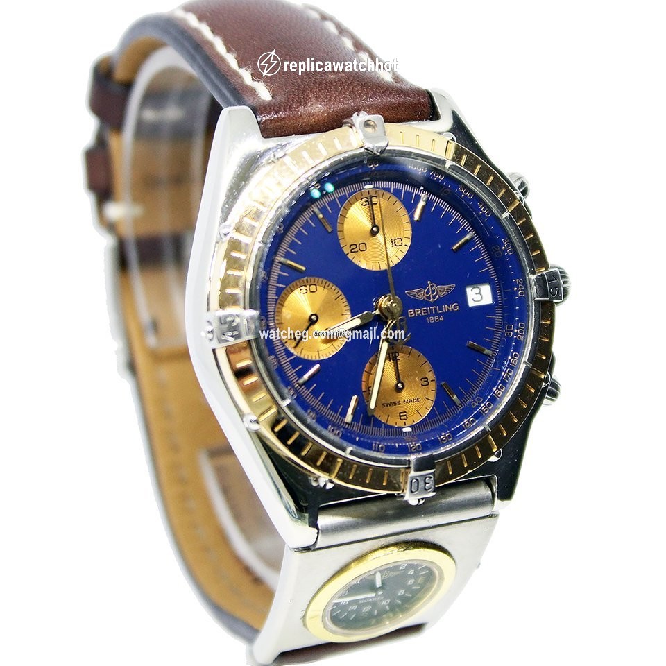 Breitling Chronomat Mens watch Unisex Automatic Gold Steel C13048 3