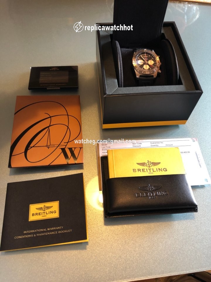 Breitling Chronomat 44 GMT Mens watch Unisex Automatic AB0420B9.BB56 3