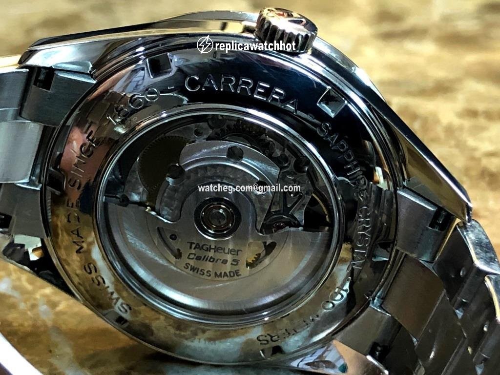 TAG Heuer Carrera Calibre 5 Mens watch Unisex Automatic Steel WV211M.BA0787 3
