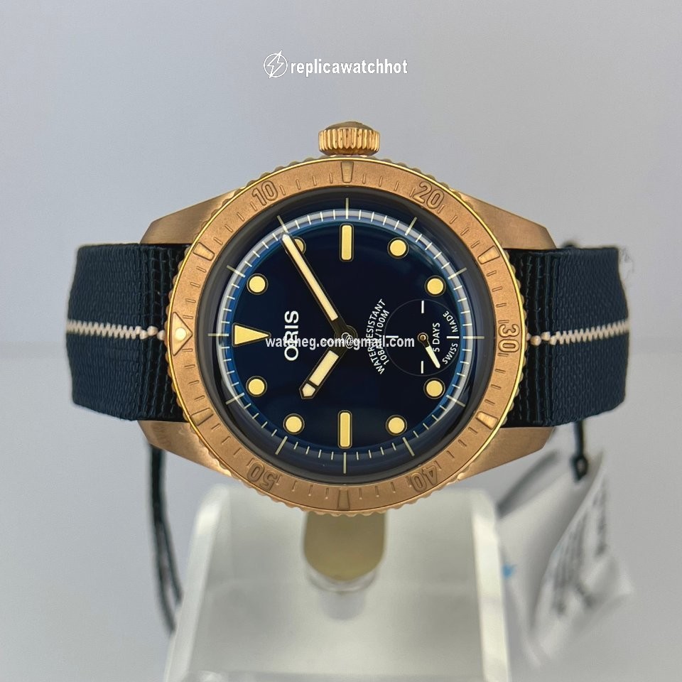 Oris Carl Brashear Mens watch Unisex Automatic Bronze 01 401 7764 3185-Set 3