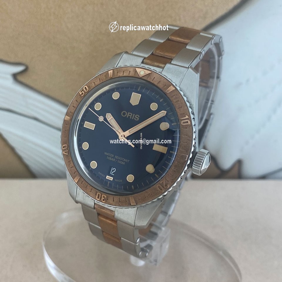 Oris Divers Sixty Five Automatic Gold Steel 01 733 7707 4355 3