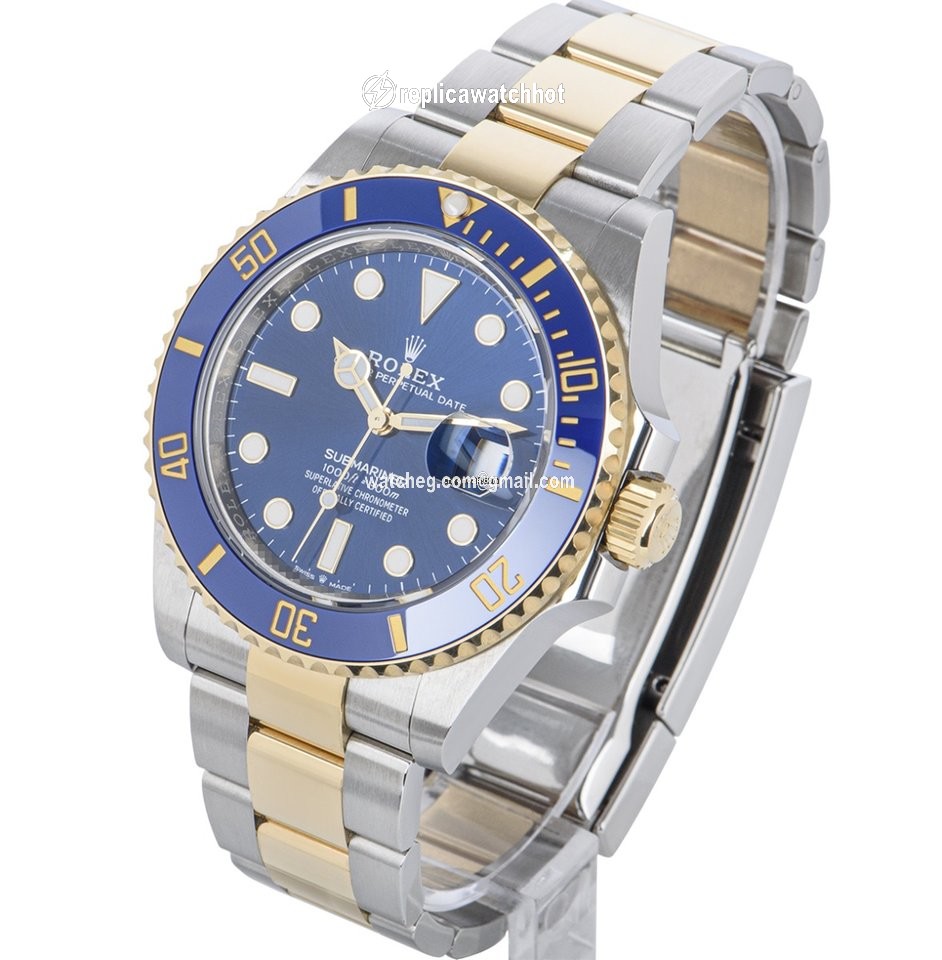Rolex Submariner Date Mens watch Unisex Gold Steel Automatic 126613LB 3