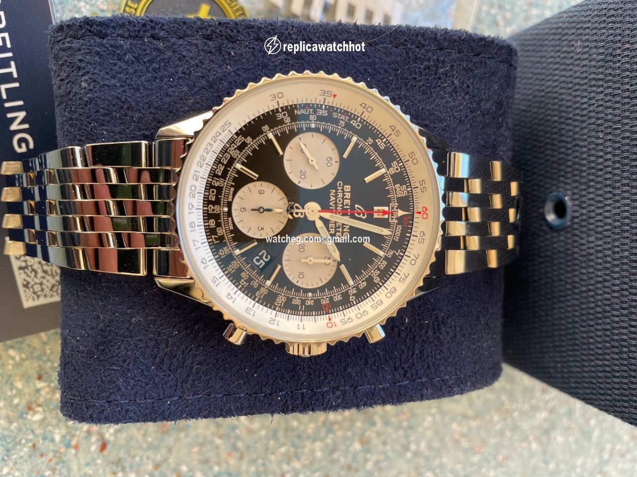 Breitling Navitimer 1 B01 Chronograph 43 Mens watch Unisex Automatic Steel AB0121211B1A1 3
