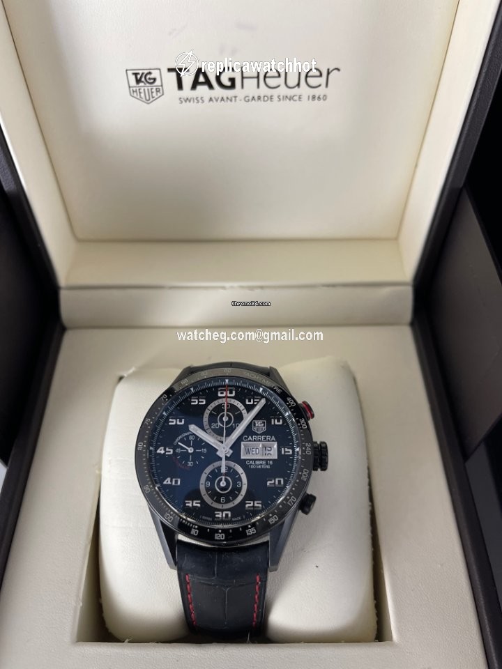 TAG Heuer Carrera Calibre 16 Mens watch Unisex Automatic Titanium CV2A81.FC6237 3