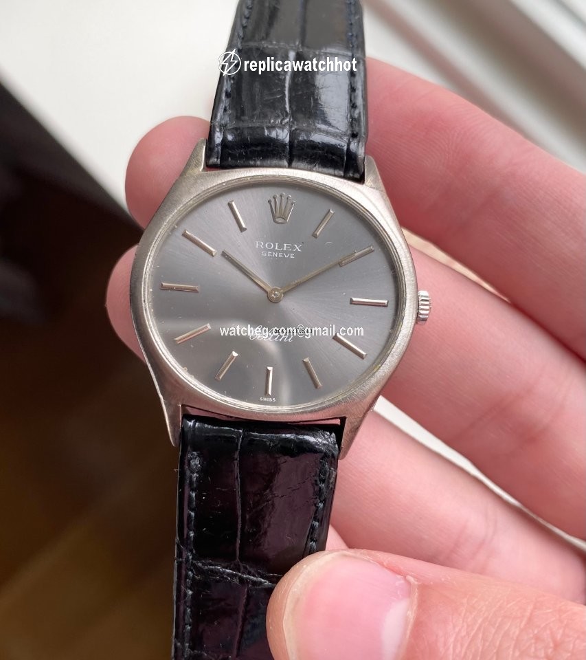 Rolex Cellini Mens watch Unisex White gold Manual winding 3806 3