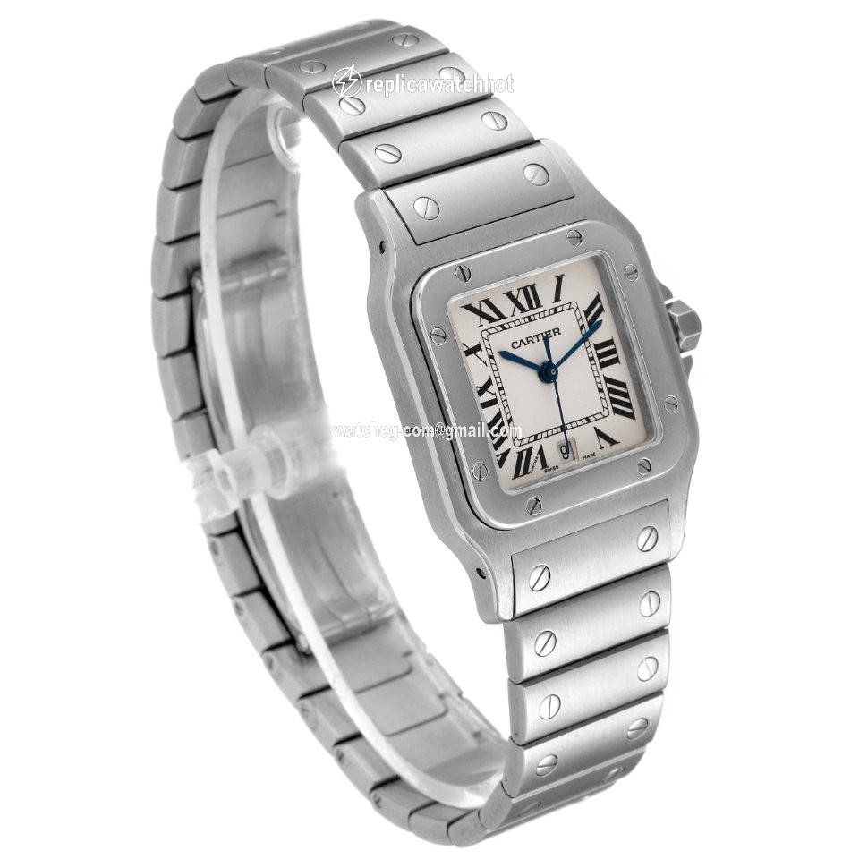 Cartier Santos Galbee Mens watch Unisex Quartz Steel W20060D6 3