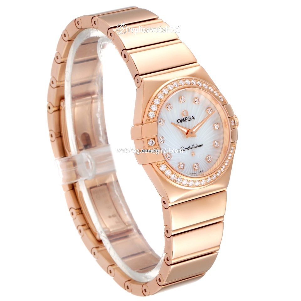 Omega Constellation Quartz Womens watch Quartz Rose gold 123.55.24.60.55.005 3