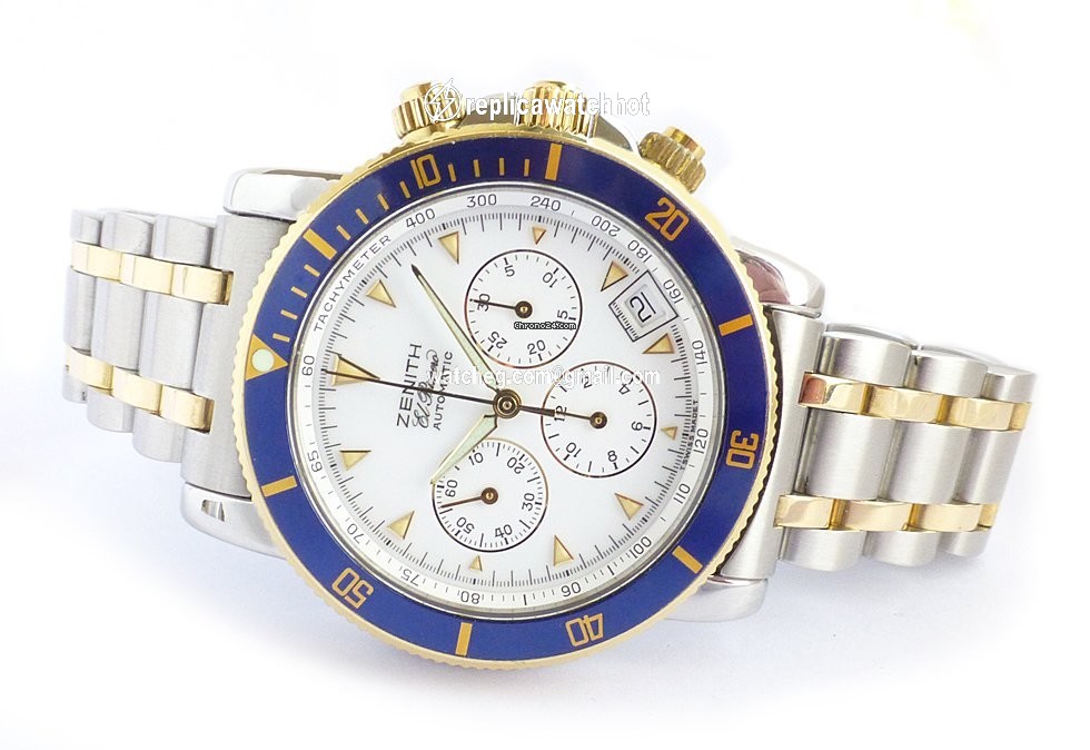Zenith El Primero Mens watch Unisex Automatic Gold Steel 15 53-0470-400 3
