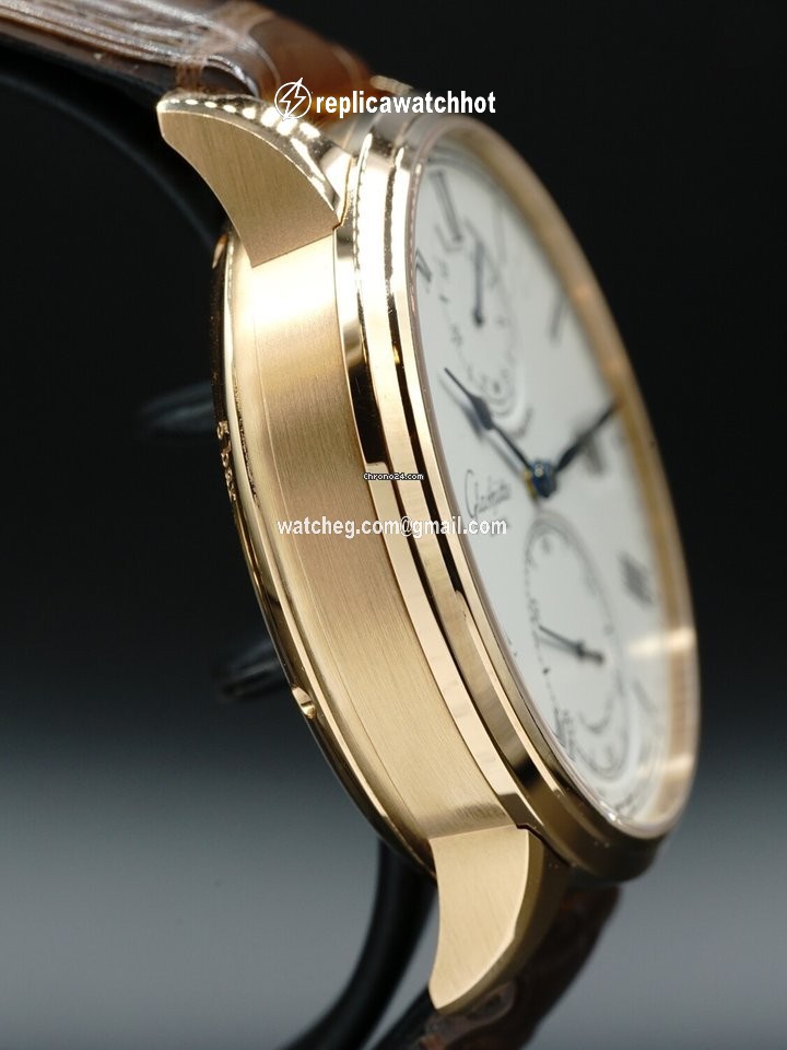 Glashtte Original Senator Chronometer Mens watch Unisex Manual winding Rose gold 1-58-01-02-05-30 3
