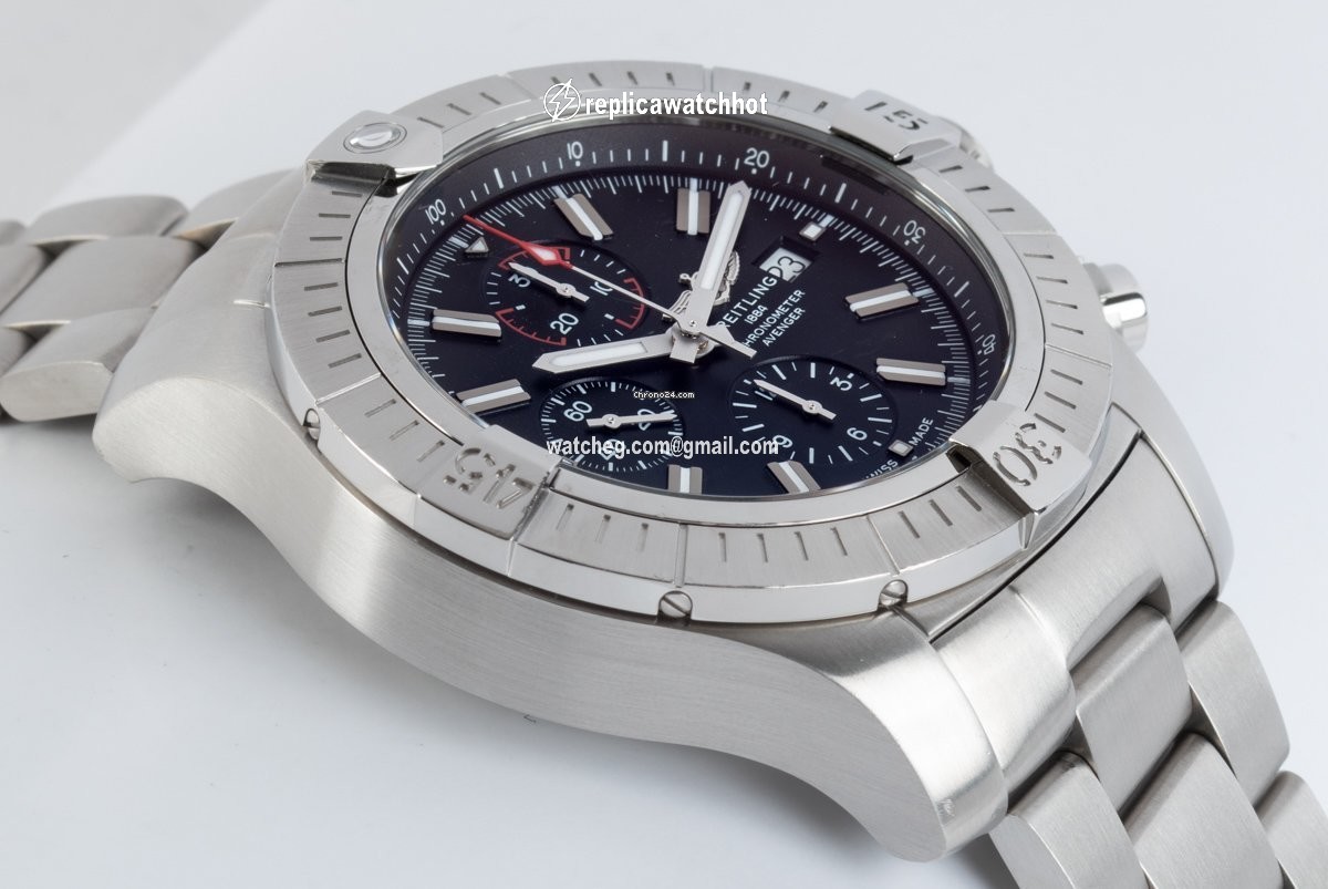 Breitling Super Avenger Mens watch Unisex Automatic Steel A13375101B1A1 3