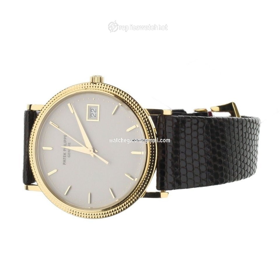 Patek Philippe Calatrava Mens watch Unisex Quartz Yellow gold 3499J 3