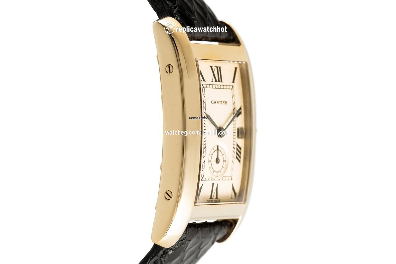 Cartier Tank Americaine Mens watch Unisex Quartz Yellow gold 811905 3