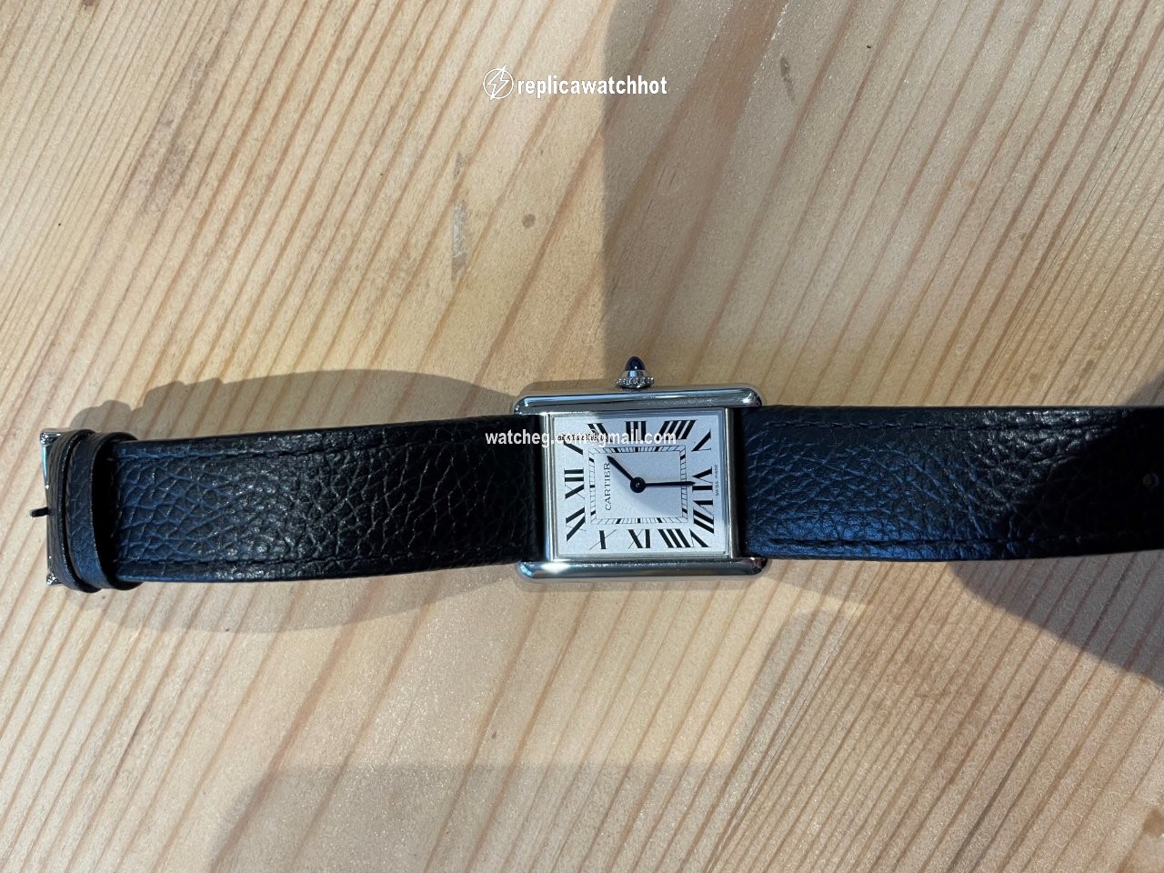 Cartier Tank Mens watch Unisex Quartz Steel WSTA0041 3