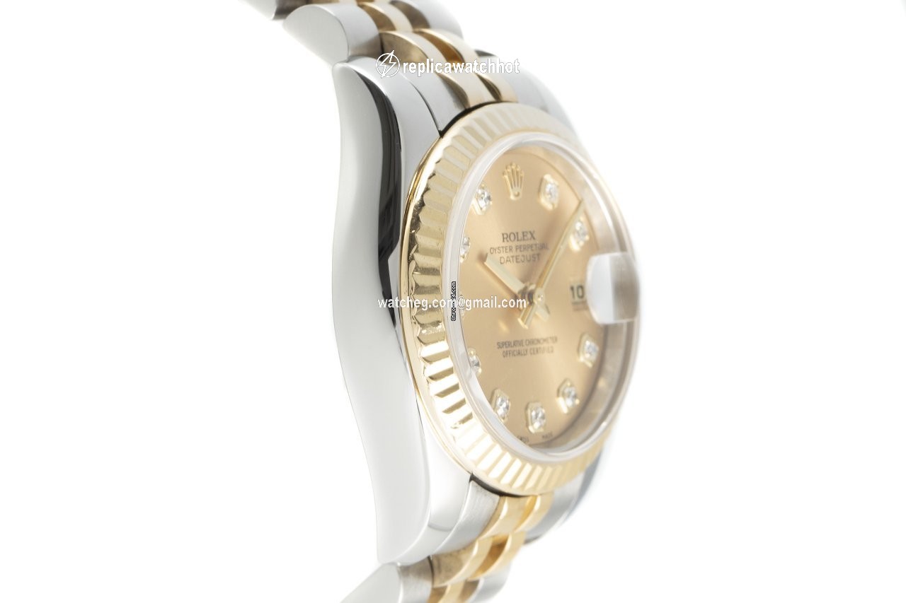 Rolex Lady-Datejust Womens watch Gold Steel Automatic 179173 3