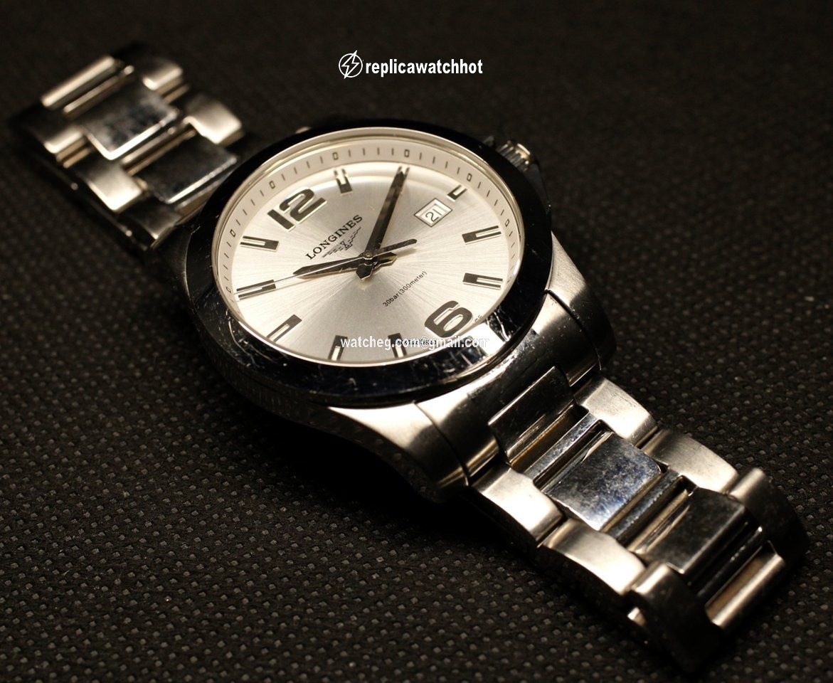 Longines Mens watch Unisex Quartz Steel L3.659.4.58.6 3