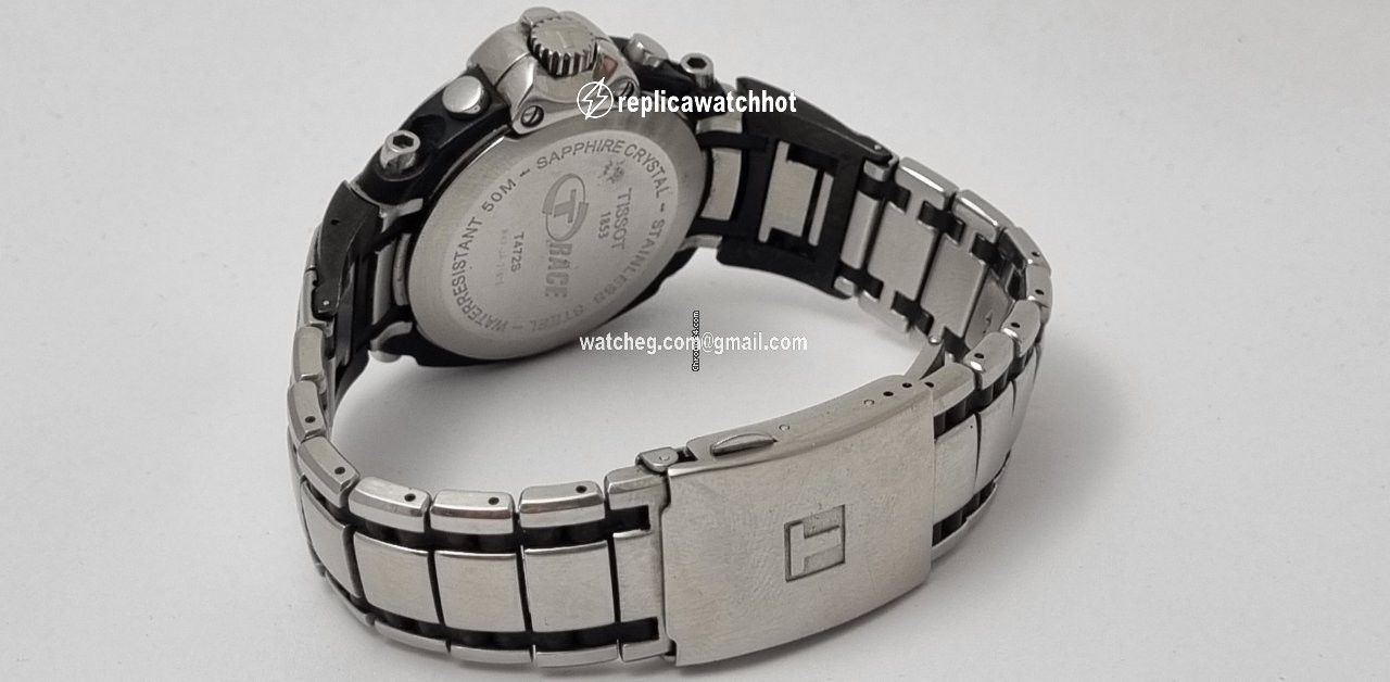 Tissot T-Race Mens watch Unisex Quartz Steel T011.417.17.202.00 3