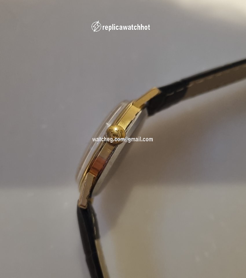 Omega Mens watch Unisex Manual winding Gold Steel 121.001-63 3