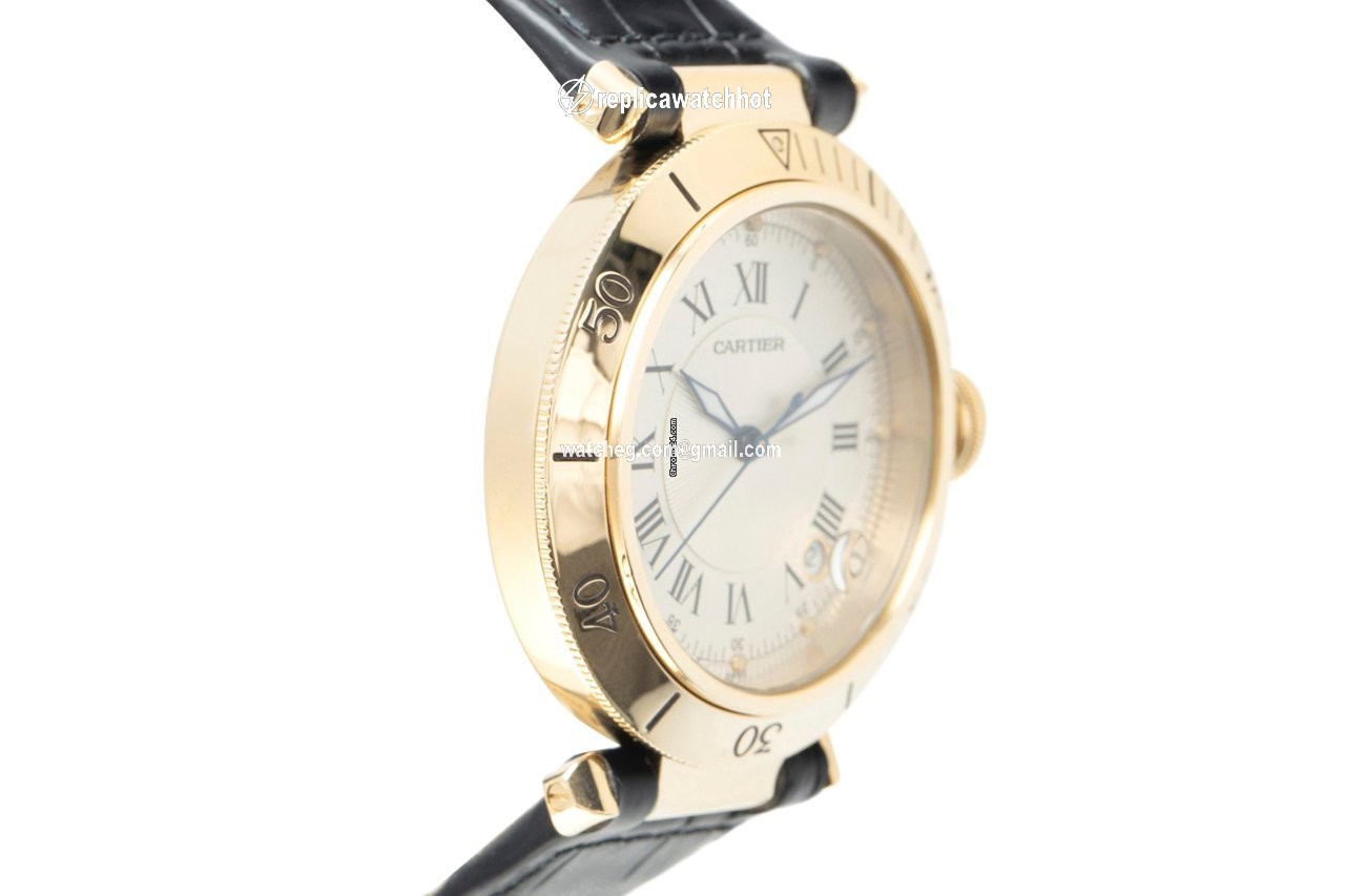 Cartier Pasha Mens watch Unisex Automatic Yellow gold 1027 3