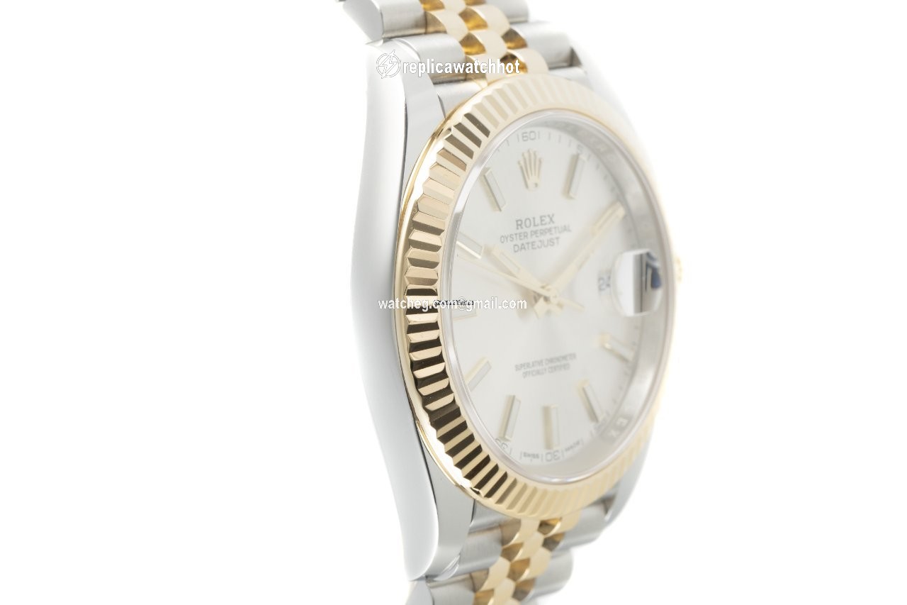 Rolex Datejust 41 Mens watch Unisex Gold Steel Automatic 126333 3