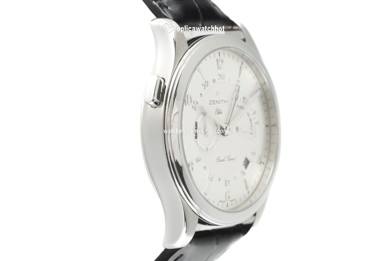 Zenith Elite Dual Time Mens watch Unisex Automatic Steel 030520683 3