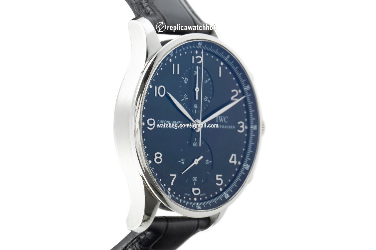 IWC Portuguese Chronograph Mens watch Unisex Automatic Steel IW3714 3