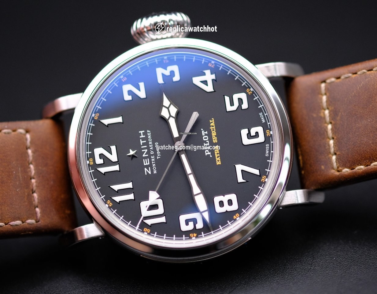 Zenith Pilot Type 20 Extra Special Mens watch Unisex Automatic Steel 03.2430.3000 21.c738 3