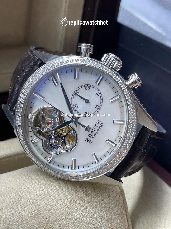 Zenith El Primero Chronomaster Lady Womens watch Automatic Steel 16.2150.4062 81.C754 3