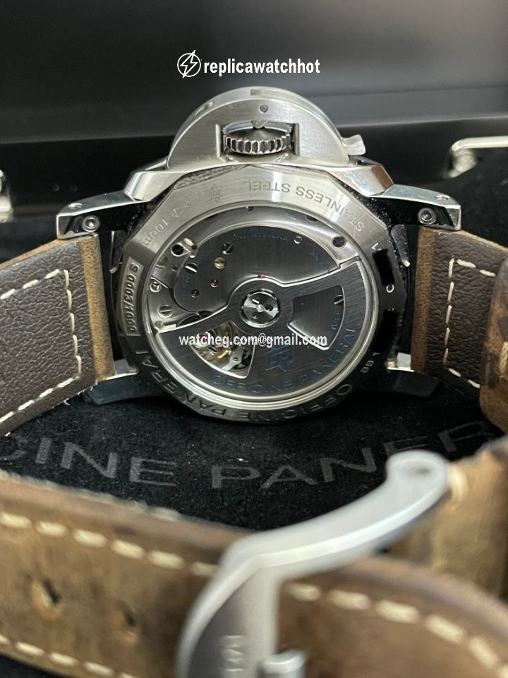 Panerai Luminor 1950 3 Days GMT Power Reserve Automatic Mens watch Unisex Automatic Steel PAM 00537 3