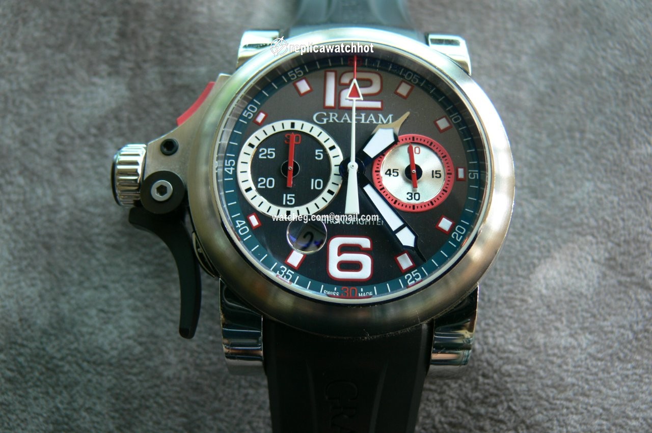 Graham Chronofighter R.A.C. Mens watch Unisex Automatic Steel 2TRAS. 3