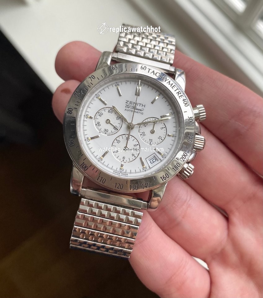 Zenith El Primero Chronograph Mens watch Unisex Automatic Steel 01-0360-400 3
