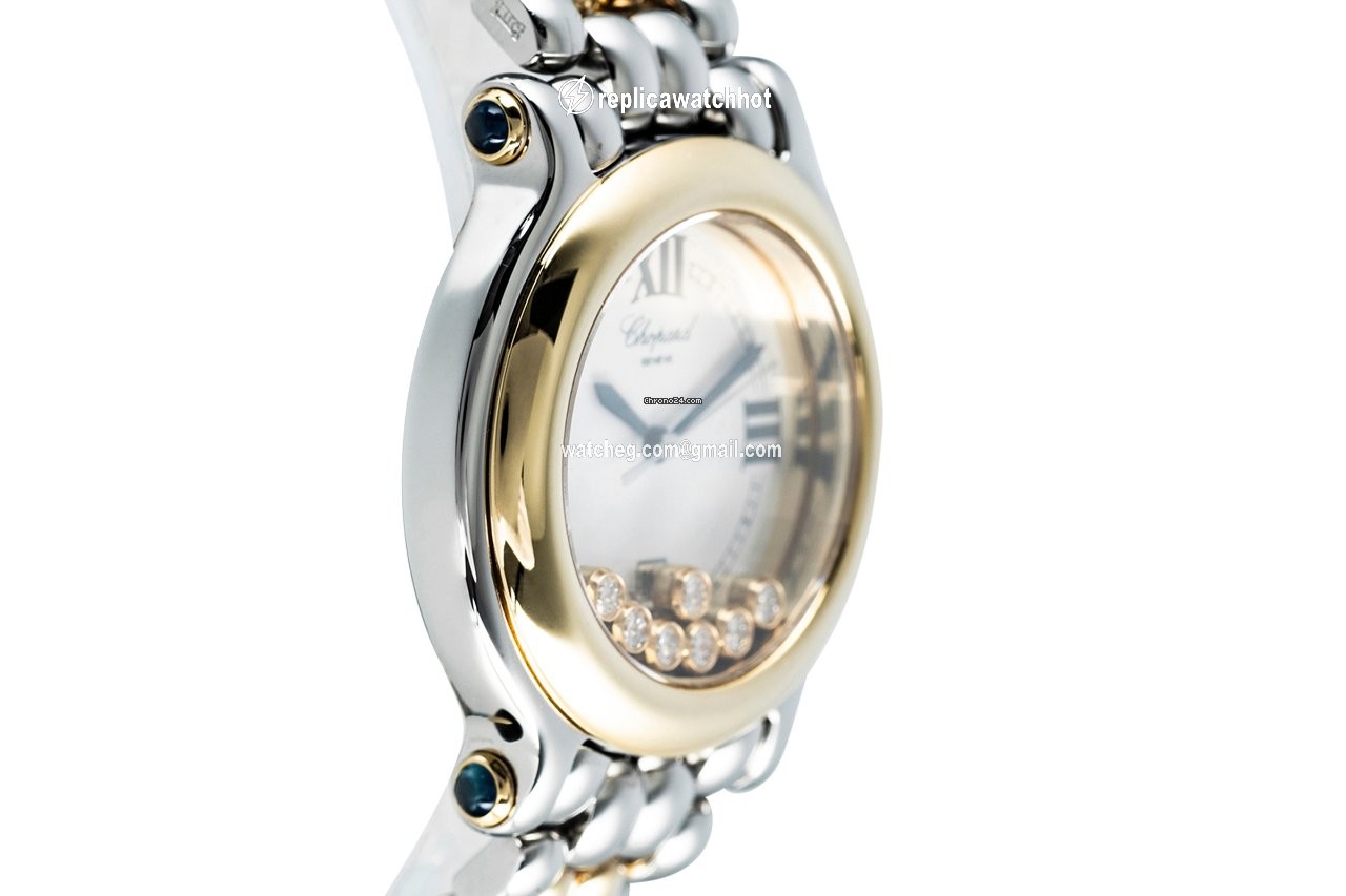 Chopard Happy Sport Womens watch Quartz Gold Steel 27 8249-23 3