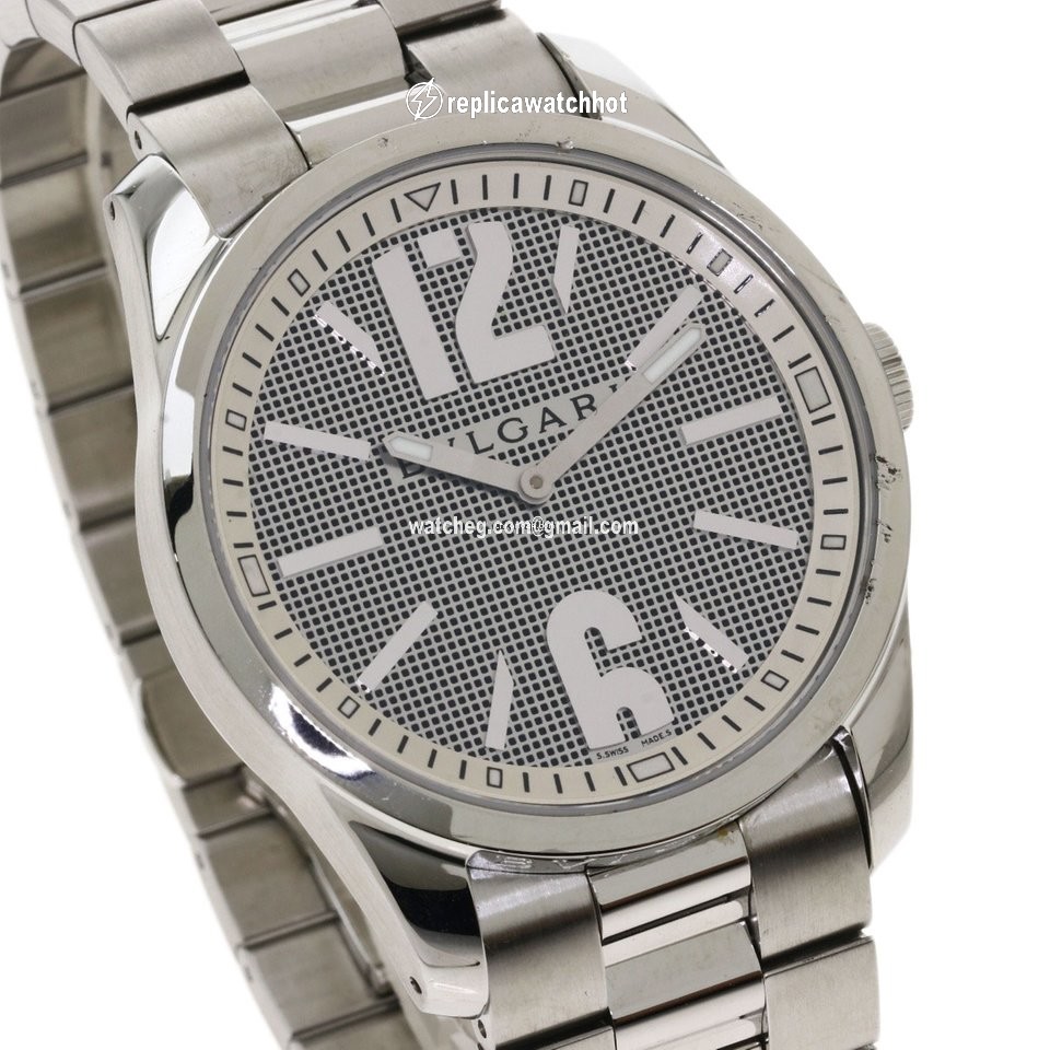Bulgari Mens watch Unisex Quartz Steel ST44SS 3