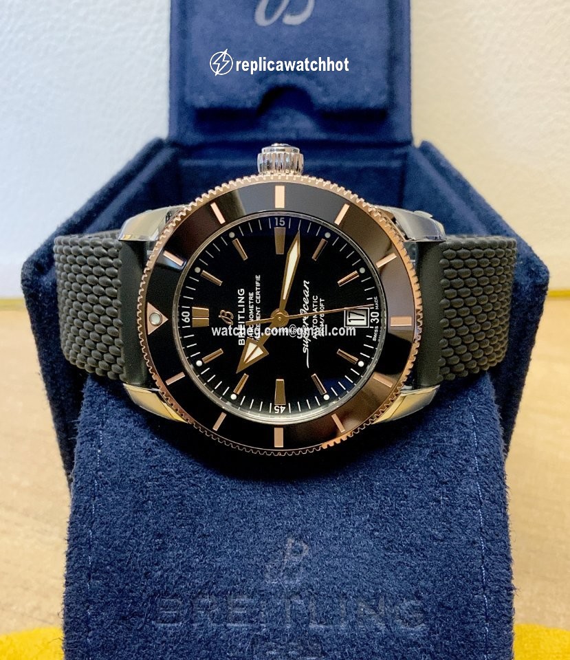 Breitling Superocean Heritage II 42 Mens watch Unisex Automatic Gold Steel UB2010121B1S1 3