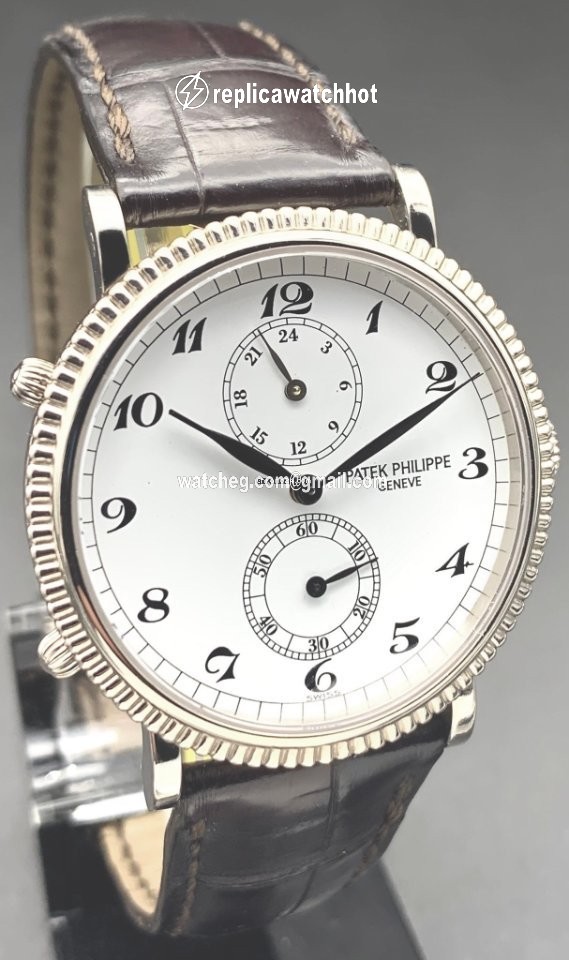 Patek Philippe Travel Time Mens watch Unisex Manual winding White gold 5034G 3