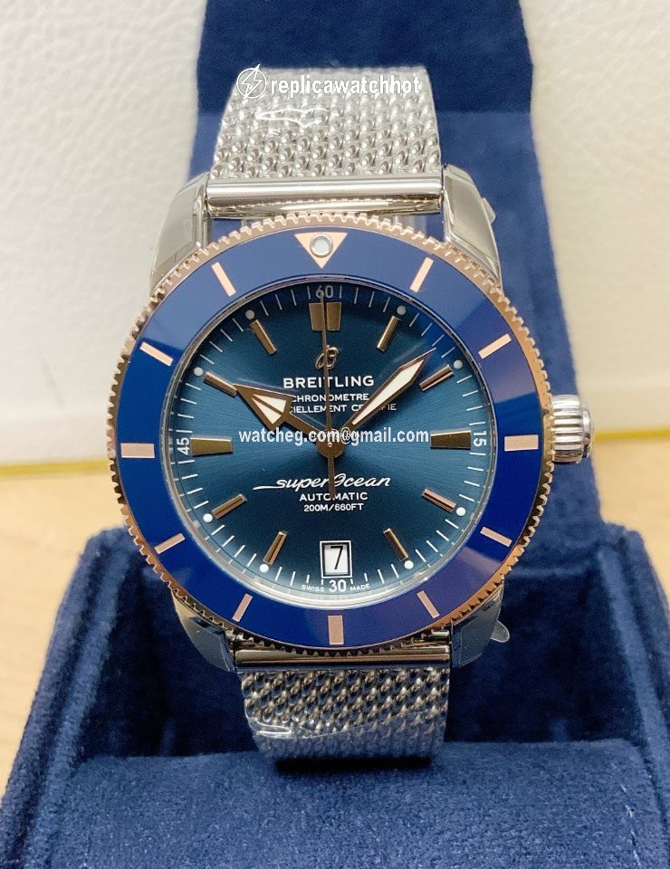 Breitling Superocean Heritage 42 Mens watch Unisex Automatic Gold Steel UB2010161C1S1 3