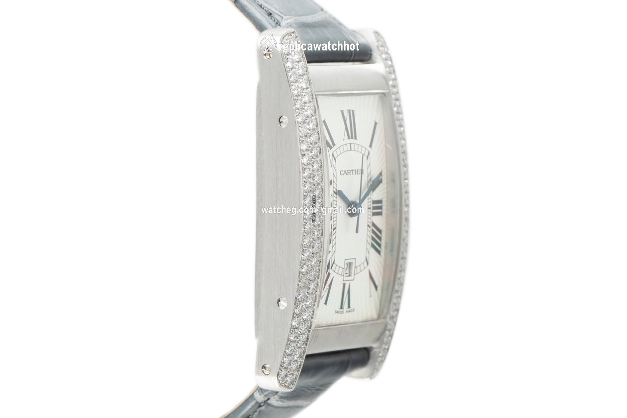 Cartier Tank Americaine Womens watch Automatic White gold 2490 3