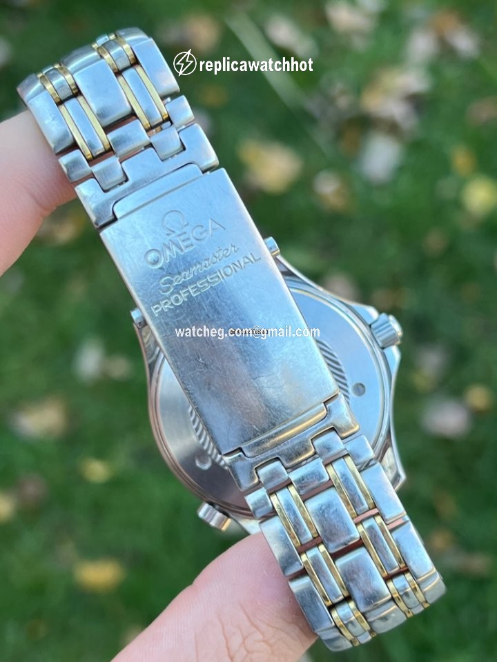 Omega Seamaster Mens watch Unisex Automatic Gold Steel 2455.80 3