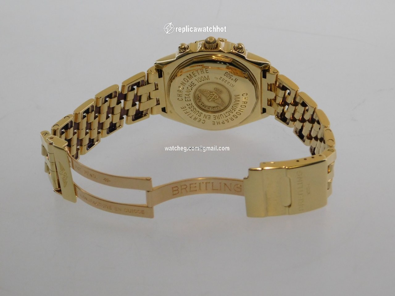 Breitling Chronomat Mens watch Unisex Automatic Yellow gold K 13352 3