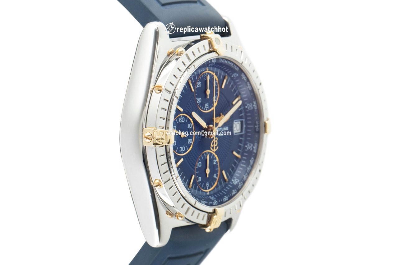 Breitling Chronomat Mens watch Unisex Automatic Gold Steel B13050.1 3