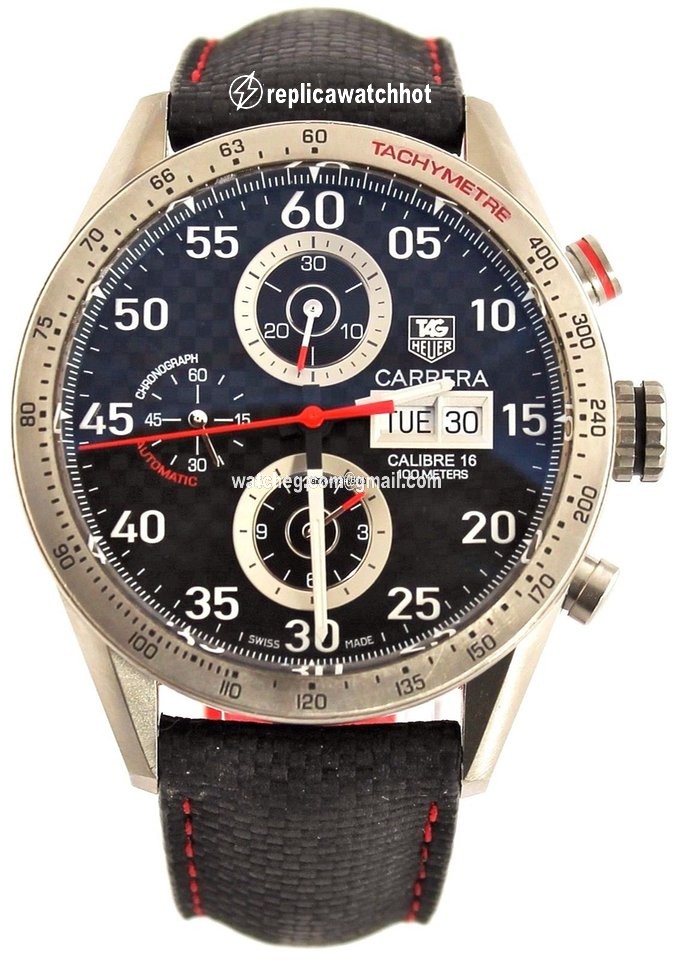 TAG Heuer Carrera Calibre 16 Automatic Titanium CV2A80.FC6256 3