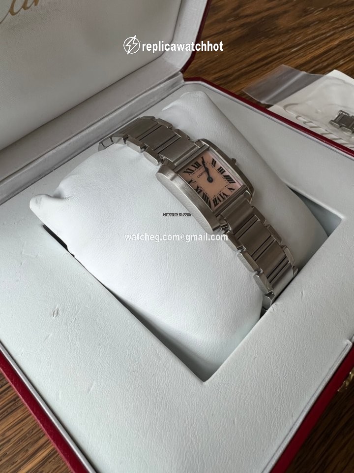 Cartier Tank Francaise Womens watch Quartz Steel 2384 3