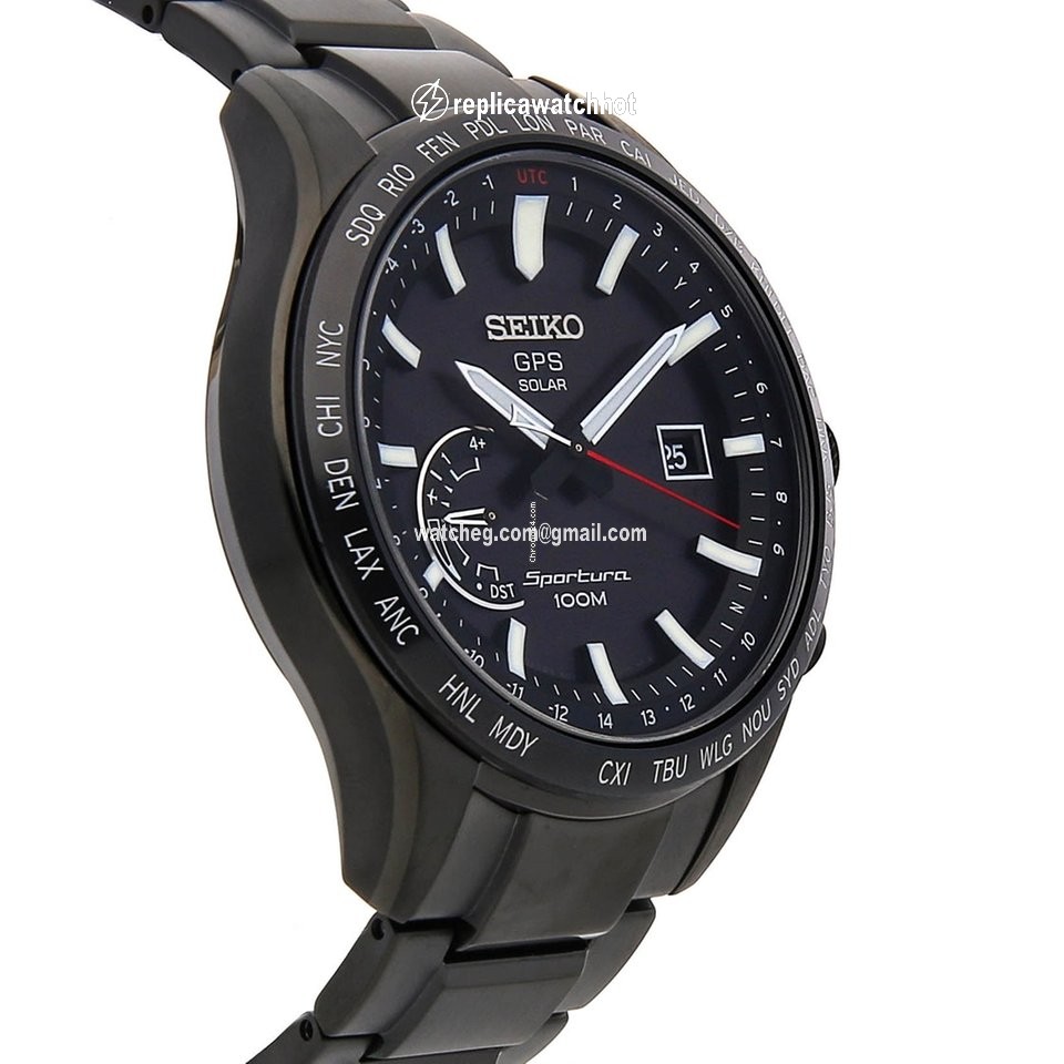 Seiko Sportura Mens watch Unisex Quartz Steel SSF005 3