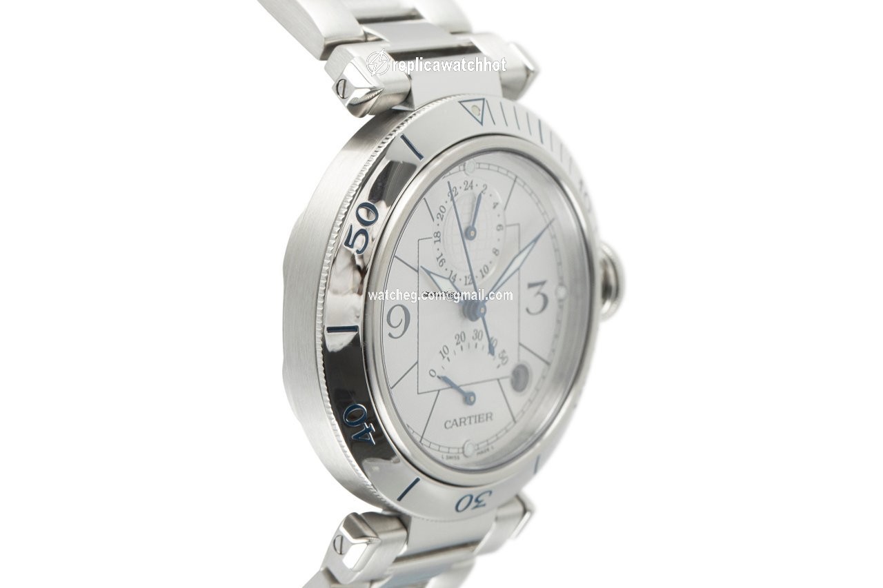Cartier Pasha Mens watch Unisex Automatic Steel 2388 3