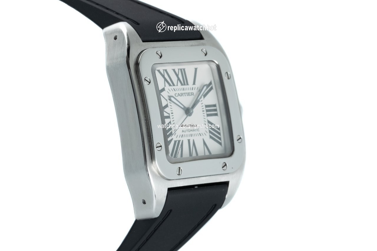 Cartier Santos 100 Mens watch Unisex Automatic Steel 2878 3
