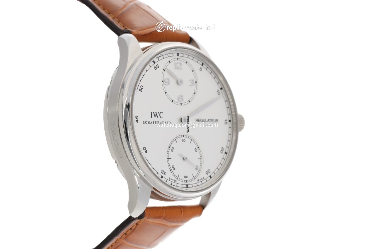 IWC Portuguese Hand-Wound Mens watch Unisex Manual winding Platinum IW544403 3
