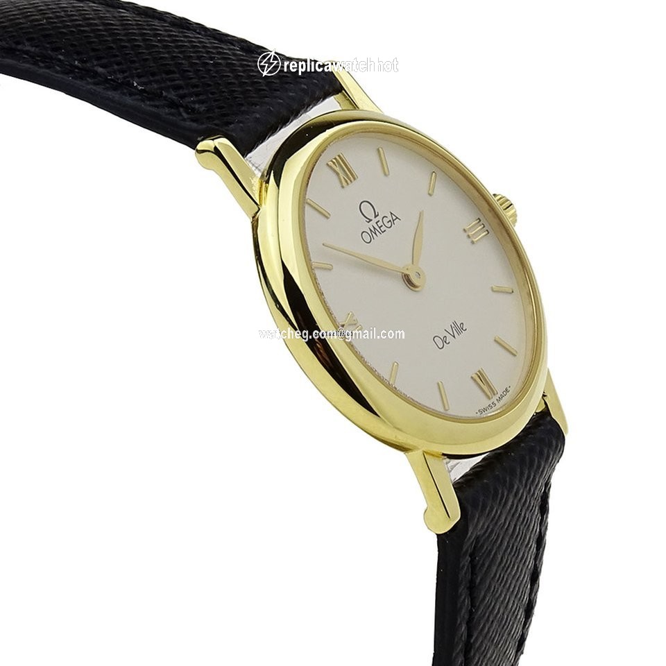 Omega De Ville Womens watch Quartz Yellow gold 7350.33.01 3