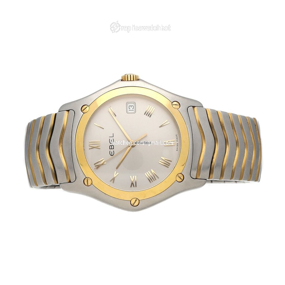 Ebel Classic Mens watch Unisex Quartz Gold Steel E1187F41 3