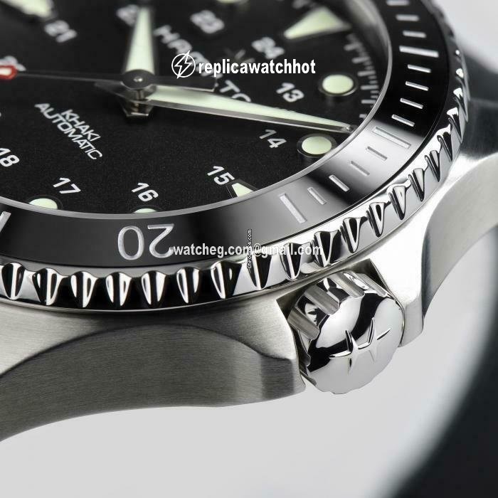 Hamilton Khaki Navy Scuba Mens watch Unisex Automatic Steel H82515330 3